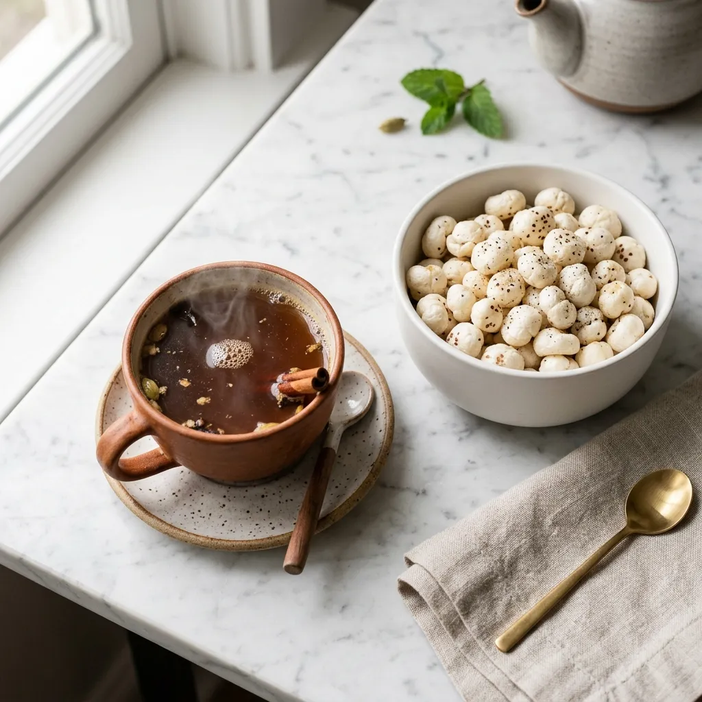 Tea and Veyano Snack